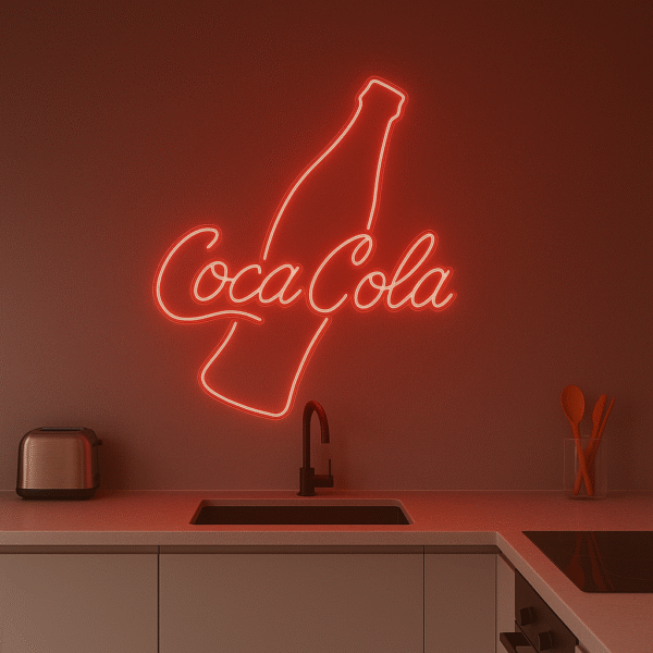 Néon LED Coca Cola – L'icône vintage en décoration lumineuse