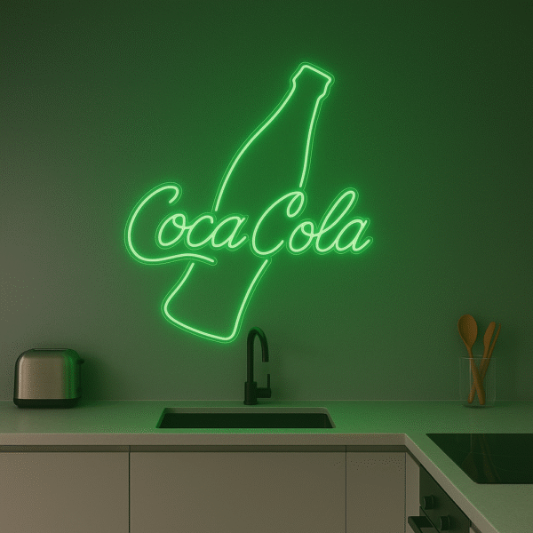 Néon LED Coca Cola – L'icône vintage en décoration lumineuse – Image 3