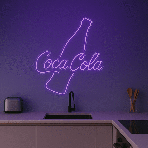 Néon LED Coca Cola – L'icône vintage en décoration lumineuse – Image 2
